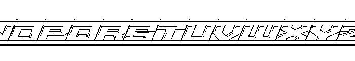 Gear6-Whiteshine Font LOWERCASE