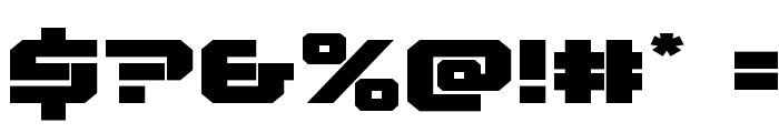 Gearhead Expanded Font OTHER CHARS