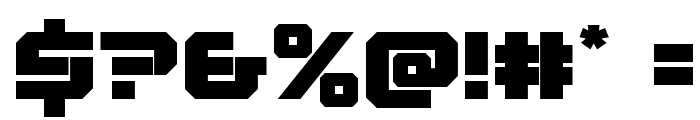 Gearhead Regular Font OTHER CHARS