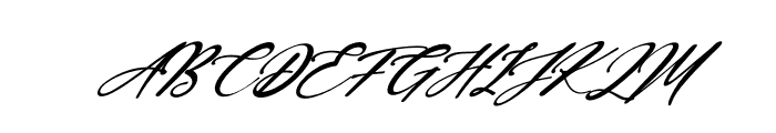 Gearstone Italic Font UPPERCASE
