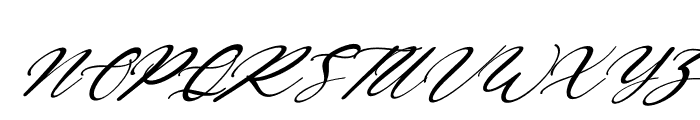 Gearstone Italic Font UPPERCASE
