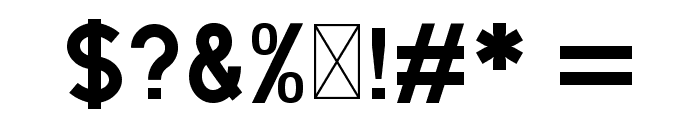Gecade Bold Font OTHER CHARS
