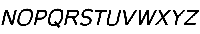 Gecade Italic Font UPPERCASE