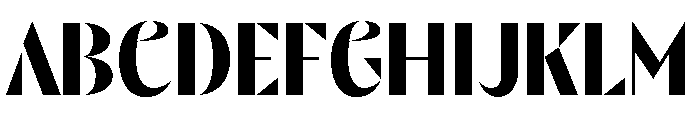 Gedak Demo Font UPPERCASE