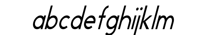 Geddes Italic Font LOWERCASE