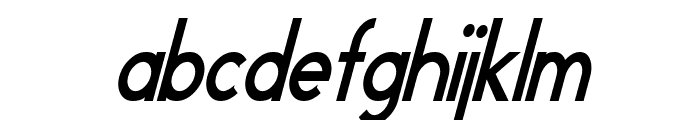 Geddes Narrow Bold Italic Font LOWERCASE