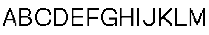 Geist Pixel Regular Font UPPERCASE