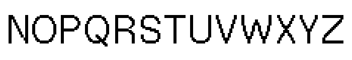 Geist Pixel Regular Font UPPERCASE