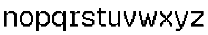 Geist Pixel Regular Font LOWERCASE