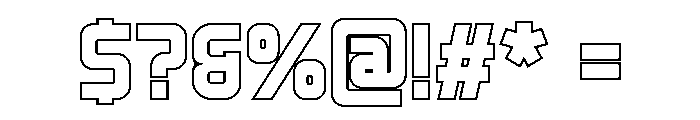 Geistack Hollow Font OTHER CHARS