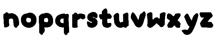 Gekor Spokat Trial Regular Font LOWERCASE
