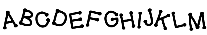 GelDoticaJumpyThick Font LOWERCASE