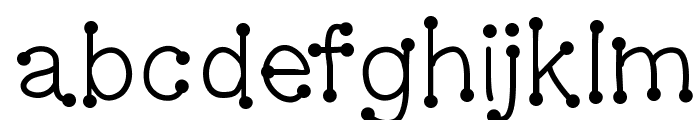 GelDoticaLowerCase Font LOWERCASE