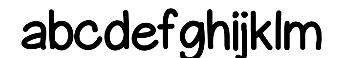 GelPenUpright Font LOWERCASE