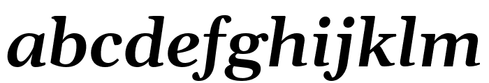 Gelasio SemiBold Italic Font LOWERCASE