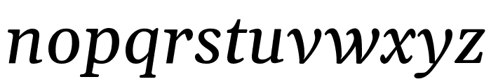 Gelasio Font LOWERCASE