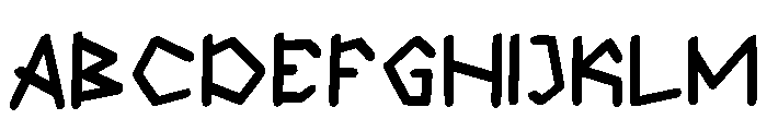 Gelatik Regular Font UPPERCASE