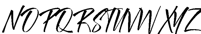 Gelaxttron Beyonkers DEMO VERSI Font UPPERCASE