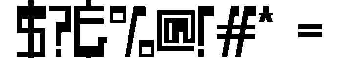 Gelfitt Regular Font OTHER CHARS