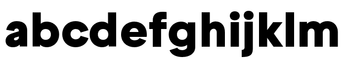 Geliat ExtraBold Font LOWERCASE