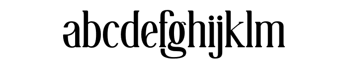 Gellaghan Font LOWERCASE