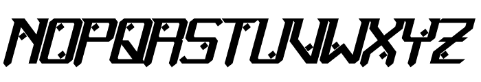 Gemcut Bold Italic Font UPPERCASE