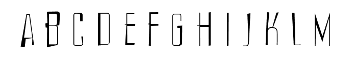 Gemessene Light Regular Font LOWERCASE