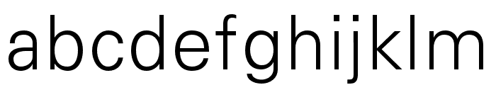 Gen-Light Font LOWERCASE