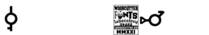 Gender Icons Font OTHER CHARS