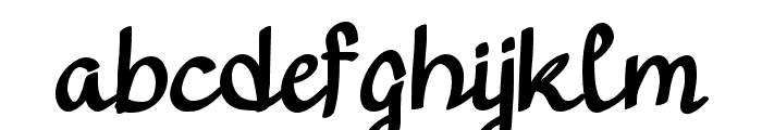 GendhistDemo-Regular Font LOWERCASE