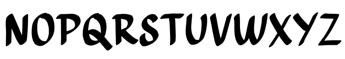 General Komik Font UPPERCASE