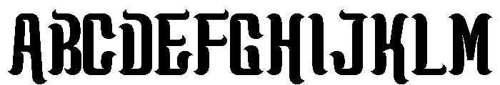 Generated Wasteland Demo Regular Font UPPERCASE