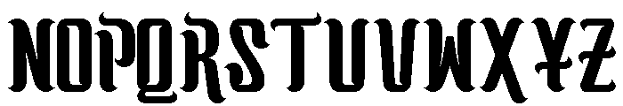Generated Wasteland Demo Regular Font UPPERCASE