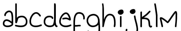 Genesis Handwriting Font LOWERCASE