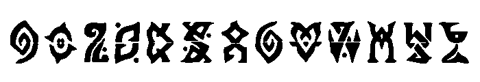 Genshin Impact Font Regular Font LOWERCASE