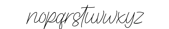 Gentle Signature Demo Font LOWERCASE