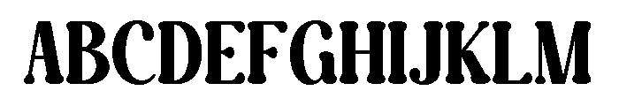 Gently Retro DEMO Regular Font UPPERCASE