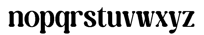 Gently Retro DEMO Regular Font LOWERCASE