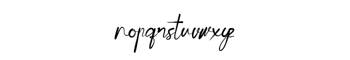 Genuine Handmade Font LOWERCASE