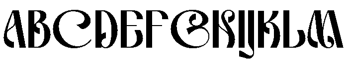 Genya DEMO Regular Font UPPERCASE