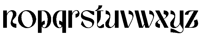 Genya DEMO Regular Font LOWERCASE