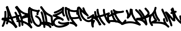 Genzi Street Graffiti Font UPPERCASE