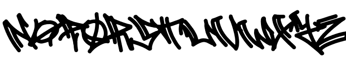 Genzi Street Graffiti Font UPPERCASE