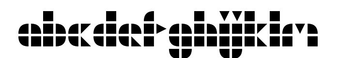 GeoGrid9 Font LOWERCASE