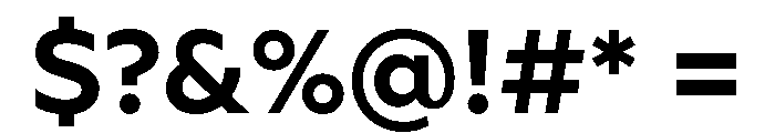 Geoform-Bold Font OTHER CHARS