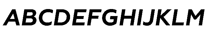 Geoform-BoldItalic Font