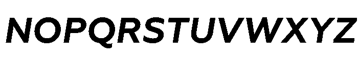 Geoform-BoldItalic Font UPPERCASE