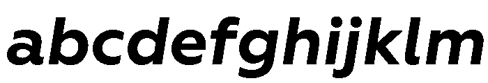 Geoform-BoldItalic Font LOWERCASE