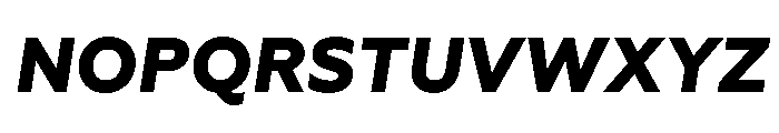Geoform-ExtraBoldItalic Font UPPERCASE