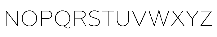 Geoform-ExtraLight Font UPPERCASE
